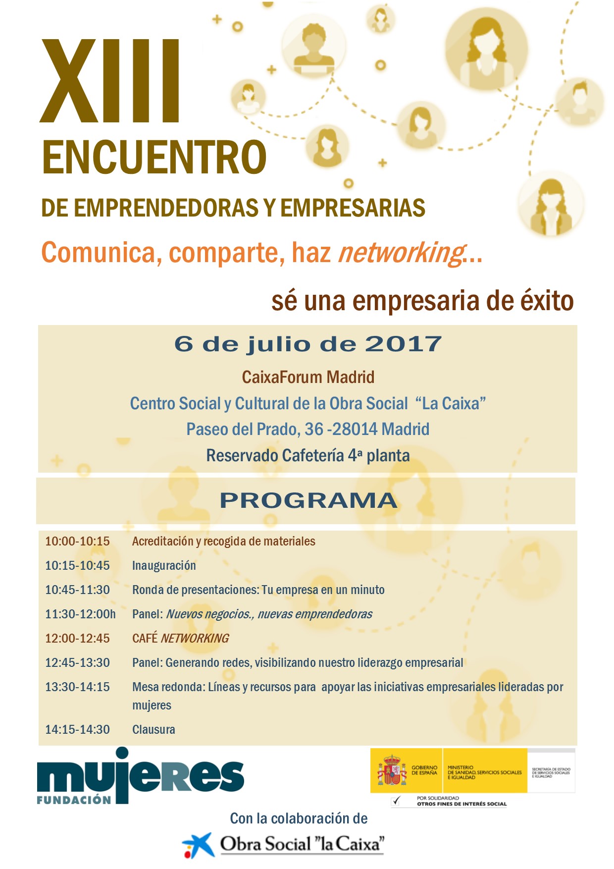 XIII Encuentro de emprendedoras y empresarias en Madrid